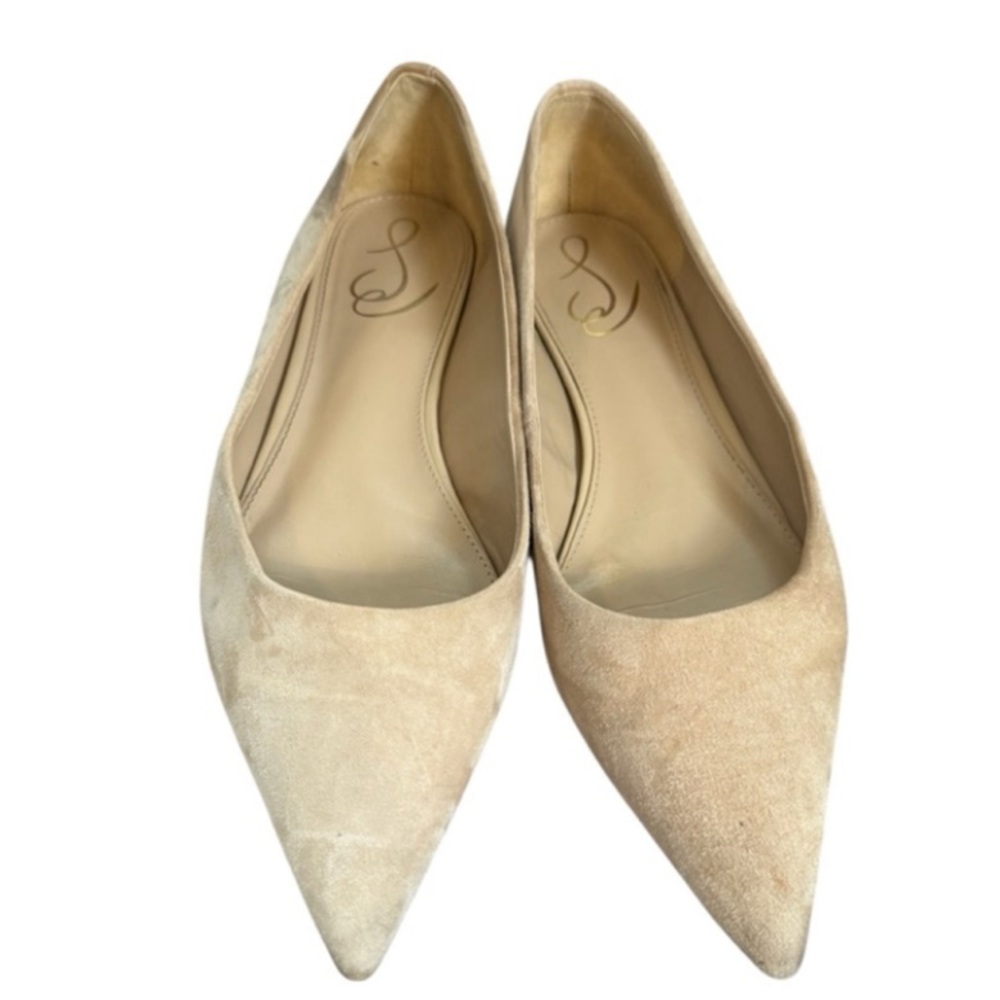 Sam Edelman Wanda Suede Pointed Flats 9 - Picture 2 of 8